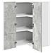 Armadio pensile Riga Grigio Cemento e Bianco 57 x 57 x 80 cm - Foto miniatura 5