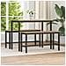 Panchina da pranzo 2 pcs Rovere artigianale - Foto miniatura 2