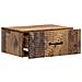 Mobiletto da notte a muro Legno antico 49 x 34,5 x 20 cm - Foto miniatura 3
