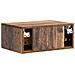 Mobiletto da notte a muro Legno antico 49 x 34,5 x 20 cm - Foto miniatura 6