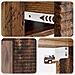 Mobiletto da notte a muro Legno antico 49 x 34,5 x 20 cm - Foto miniatura 7
