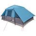 Tenda familiare con telo da pioggia resistente all'acqua Blu - Foto miniatura 3