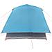 Tenda familiare con telo da pioggia resistente all'acqua Blu - Foto miniatura 6