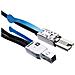 E Mini-SAS high density to mini-SAS - Cavo esterno SAS - 26 pin 4x Shielded  - Foto miniatura 2