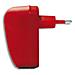 ALIMENTATORE USB da CASA 2P SOS FAM16295 Rosso Out: 1x1A +1x2,1A In: 100/240Vac - Foto miniatura 3