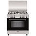 Cucina a Gas A855GI 5 Fuochi Gas Forno Gas Classe A Dimensioni 80x50 Colore Inox Serie Alpha - Foto miniatura 1