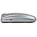 Box Da Tetto Baule Portatutto 430l Argento Lucido Abs - Foto miniatura 3