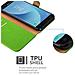 Custodia Compatibile Con Samsung Galaxy J7 2017 In Verde Erbe - Coperchio Protettiva Con Chiusura Magnetica, Funzione Stand E Tasca Per Le Carte - Foto miniatura 4