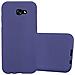 Custodia Compatibile Con Samsung Galaxy A7 2017 In Frost Blu Scuro - Coperchio Protettivo In Silicone Tpu Flessibile - Foto miniatura 1