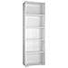Scaffale Per Libri Lexi 5 Ripiani 60 X 30 X 190 Cm - Bianco - Foto miniatura 1