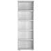 Scaffale Per Libri Lexi 5 Ripiani 60 X 30 X 190 Cm - Bianco - Foto miniatura 4