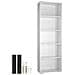 Scaffale Per Libri Lexi 5 Ripiani 60 X 30 X 190 Cm - Bianco - Foto miniatura 6