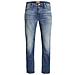 Jeans Larghi Blu Denim Uomo - Foto miniatura 1