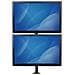 " Supporto Verticale da Scrivania per 2 Monitor VESA - Base Regolabile per schermi fino a 27"" in accaio robusto" - Foto miniatura 4