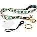 Collana Universale Per Smartphone, Nastro Di Cotone Colorato - Design Azteco - Foto miniatura 2