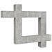 Set Di Mobili Porta Tv 9 Pz Grigio Cemento In Legno Multistrato - Foto miniatura 1