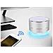 Marlin Altoparlante Portatile a LED Potenza 3W Bluetooth - Argento - Foto miniatura 2