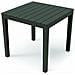 Tavolo Da Esterno Vicenza, Tavolo Quadrato Da Giardino, Tavolino Fisso Indoor E Outdoor, 100% Made In Italy, 100% Made In Italy, 78x78h72 Cm, Antracite - Foto miniatura 1
