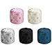 Pouf Salotto Camera Con Bottoni Imbottito Modello Velvet Parigi In Tinta Unita Pouf Petrolio - Foto miniatura 2