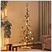 Albero di Natale in Metallo con Base in Legno Nero 180 cm - Foto miniatura 3