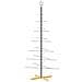 Albero di Natale in Metallo con Base in Legno Nero 180 cm - Foto miniatura 1