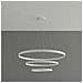 Sollux Lighting Lampadario Rio 3 55/78/110 Bianco Led 3000k Th. 215 - Moderno Lampadario Bianco 150x110x110 Cm - Foto miniatura 2