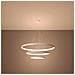 Sollux Lighting Lampadario Rio 3 55/78/110 Bianco Led 3000k Th. 215 - Moderno Lampadario Bianco 150x110x110 Cm - Foto miniatura 3