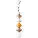 Sospensione Vintage Decò Copacabana 4 Moduli Ceramica Multicolor G-b-g E27 - Foto miniatura 1