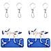 Seggiolini Per Altalena Con Corde 2 Pz Blu 38x16 Cm Pe - Foto miniatura 1