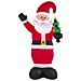 Decorazione Gonfiabile Babbo Natale Con Led 225 Cm Rosso Ivalo - Foto miniatura 2