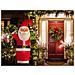 Decorazione Gonfiabile Babbo Natale Con Led 225 Cm Rosso Ivalo - Foto miniatura 1