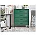 Cassettiera Enago Metallo Verde Scuro - Foto miniatura 1