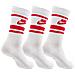Sportswear Everyday Essential Crew Socks 3 Pairs Dx5089-102, Unisex, Bianca, 46-50 - Foto miniatura 4