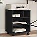 Supporto Per Stampante Con Ruote Nero 41x32x48 Cm - Foto miniatura 1