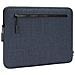 Custodia Per Macbook Pro 14"" Compatta Sleeve Woolenex Con Tasca Zip, Blu Marine - Foto miniatura 4