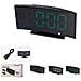 Sveglia Ad Arco Digitale Display Led Verde Da Comodino Ricaricabile Ny-3621 - Foto miniatura 1