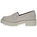Snow Nubuc Casual Closed Loafers Mocassino Pelle Scarpe Donna Beige Eu 41, 9-24755-20-125 - Foto miniatura 3