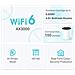 Router Wi-Fi 6 Dual-Band 3 Gbps OFDMA MU-MIMO WPA3 HomeShield Bianco - Foto miniatura 3