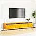 Mobile Tv Giallo Senape 202x39x43,5cm Acciaio Laminato A Freddo - Foto miniatura 3