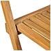 Lusso Casadino -  Sgabelli Da Bar Da Esterno Pieghevoli 2 Pz In Massello Di Teak - Foto miniatura 7
