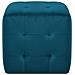 Pouf 2 Pz Blu 30x30x30 Cm In Velluto - Foto miniatura 3