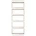 Lusso Casadino -  Libreria/divisorio Bianco 60x35x167cm In Legno Massello Di Pino - Foto miniatura 4