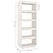 Lusso Casadino -  Libreria/divisorio Bianco 60x35x167cm In Legno Massello Di Pino - Foto miniatura 7