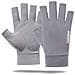 Guanti Mezze Dita Sport - Attrezzatura Per Prestazioni Ottimali Grey - Foto miniatura 4
