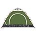 Tenda da Campeggio 2 Persone Verde a Rilascio Rapido - Foto miniatura 8