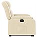Poltrona Alzapersona Reclinabile Crema in Tessuto - Foto miniatura 9