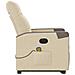 Poltrona Alzapersona Massaggiante Elettrica Crema in Tessuto - Foto miniatura 6