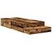 Struttura letto con contenitore in legno antico 100x200 cm - Foto miniatura 3