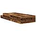 Struttura letto con contenitore in legno antico 100x200 cm - Foto miniatura 9