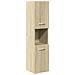 Set Mobili da Bagno 4 pz Rovere Sonoma in Legno Multistrato - Foto miniatura 6